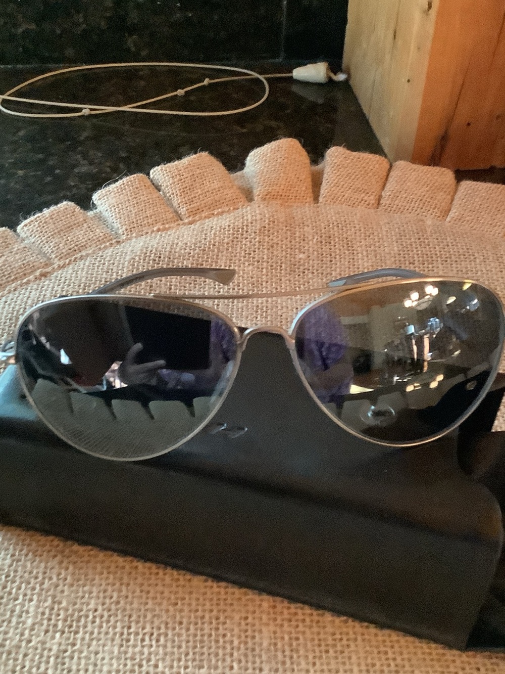 Smith Optics Silver Frame Black/Gray Lens Aviator Sunglasses